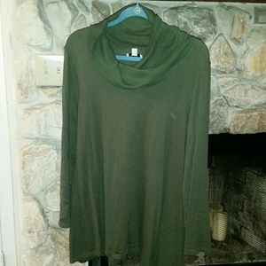 Susan Graver cowl neck sweater